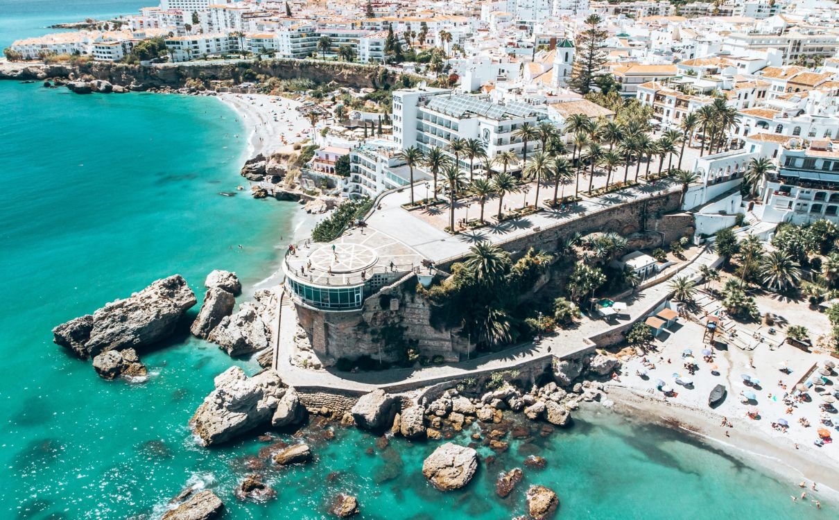 Nerja španělsko Costa del Sol Balcon de Europa